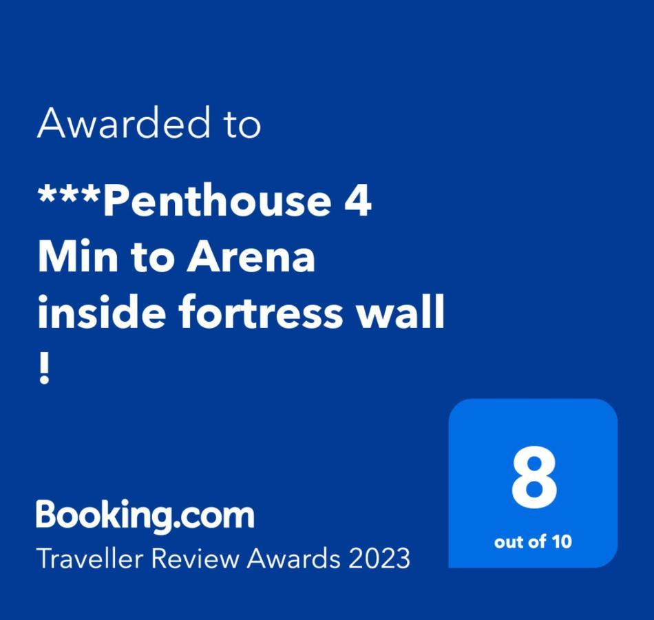 ***Penthouse 4 Min To Arena Inside Fortress Wall ! 베로나 외부 사진